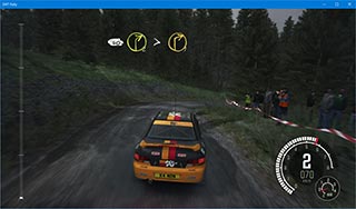 スクリーンショット01。DiRT RALLY。