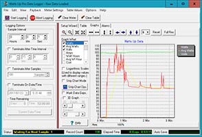 Watts Up Pro Data Logger - Raw Data Loarded.