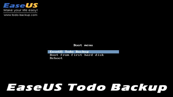 EaseUS Todo Backup Workstation Linuxの起動画面1