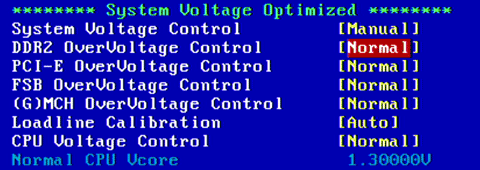 BIOS メモリー設定4 ギガバイト X48