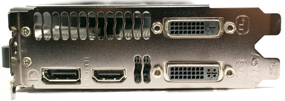 モニター出力コネクタ MSI GTX 960 GAMING 2G